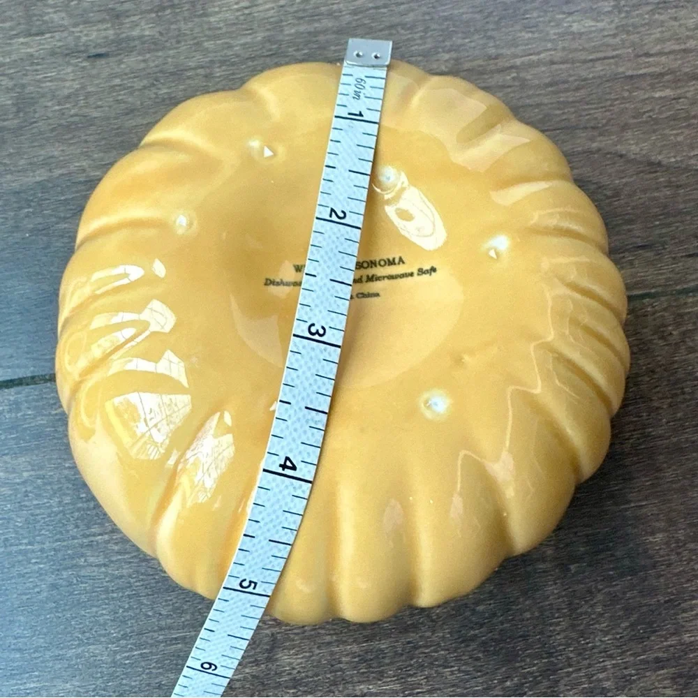 Williams Sonoma Harvest Pumpkin Individual Soup Bowl with matching Lid